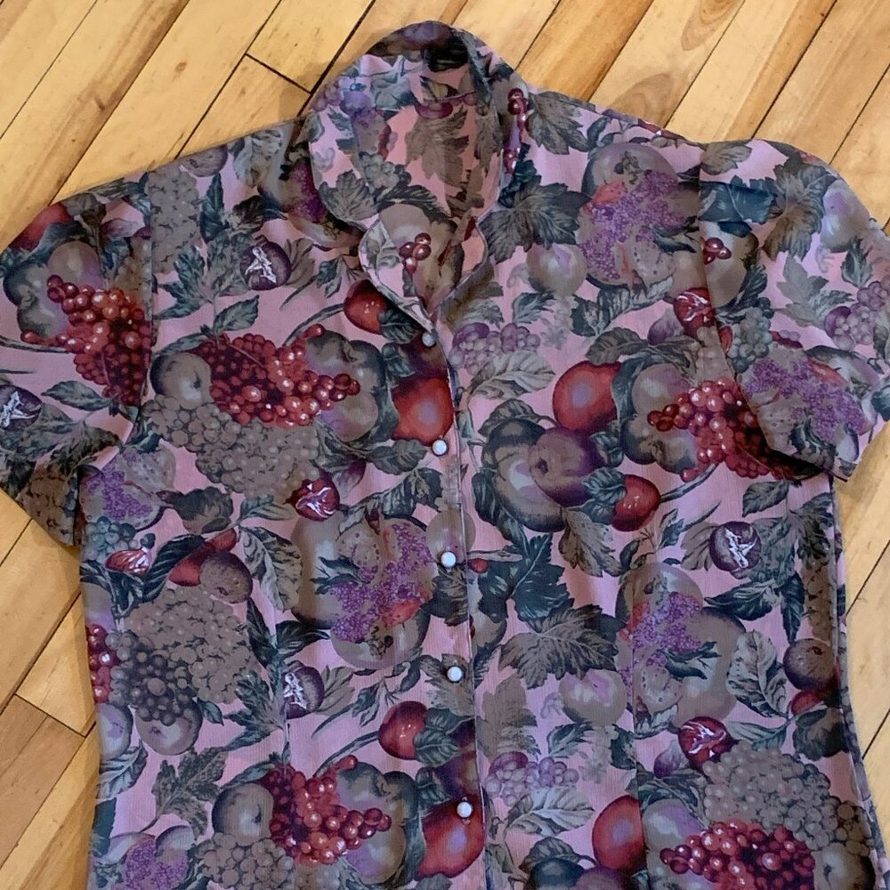 Vintage Floral Blouse